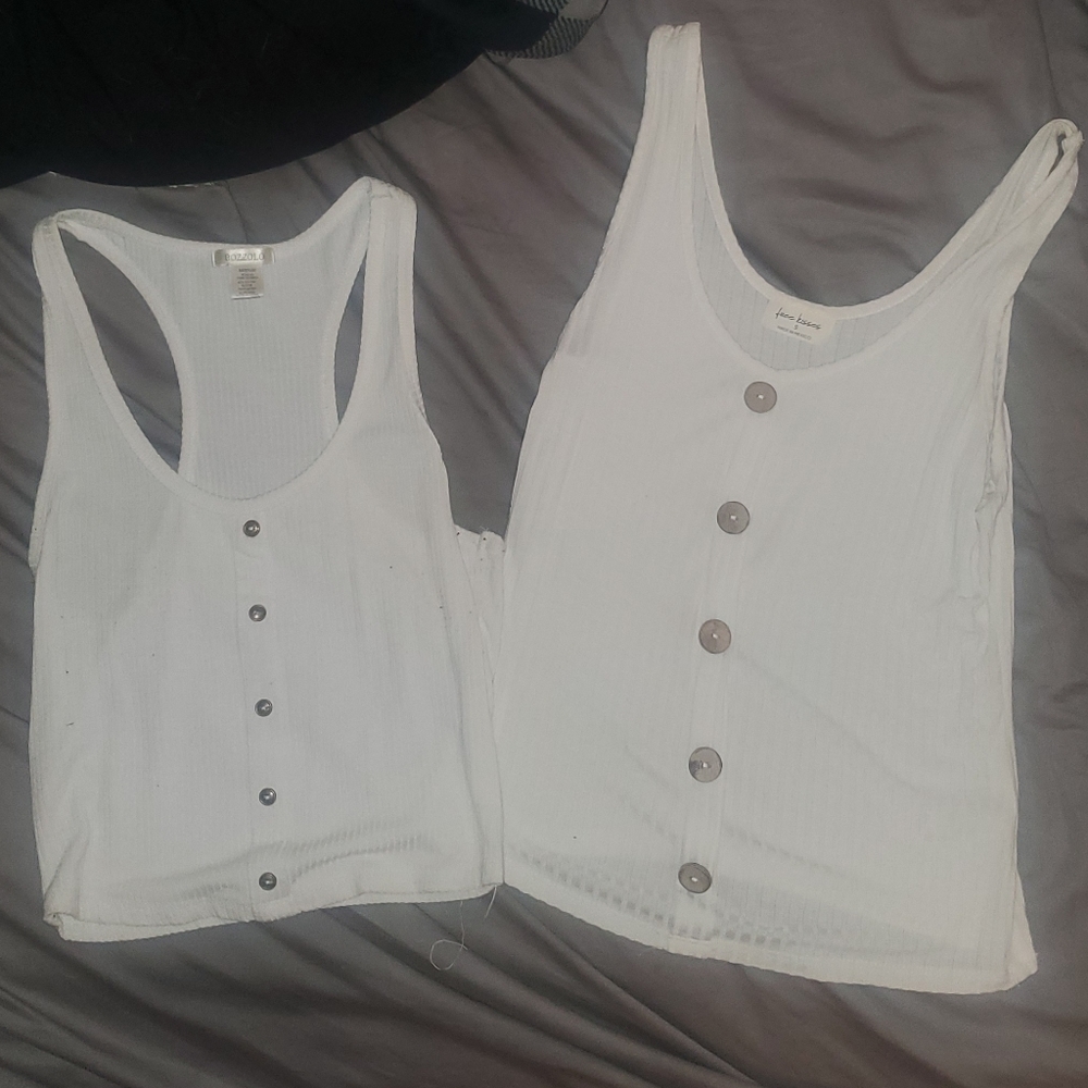 two white tops for the price of one